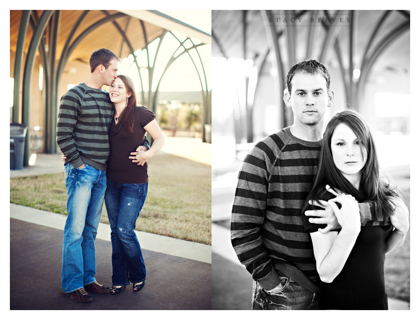 engagement session photos of Jamie Foster and Chase in Frisco Texas by Dallas wedding photographer Stacy Reeves