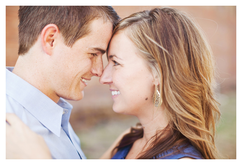 Rustic country equestrian engagement photo portrait session of Jessica Atkins and Rawley Farrell at Walking Tall horse ranch in Aubrey and Pilot Point Texas by Dallas wedding photographer Stacy Reeves