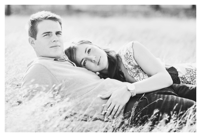 Rustic country equestrian engagement photo portrait session of Jessica Atkins and Rawley Farrell at Walking Tall horse ranch in Aubrey and Pilot Point Texas by Dallas wedding photographer Stacy Reeves