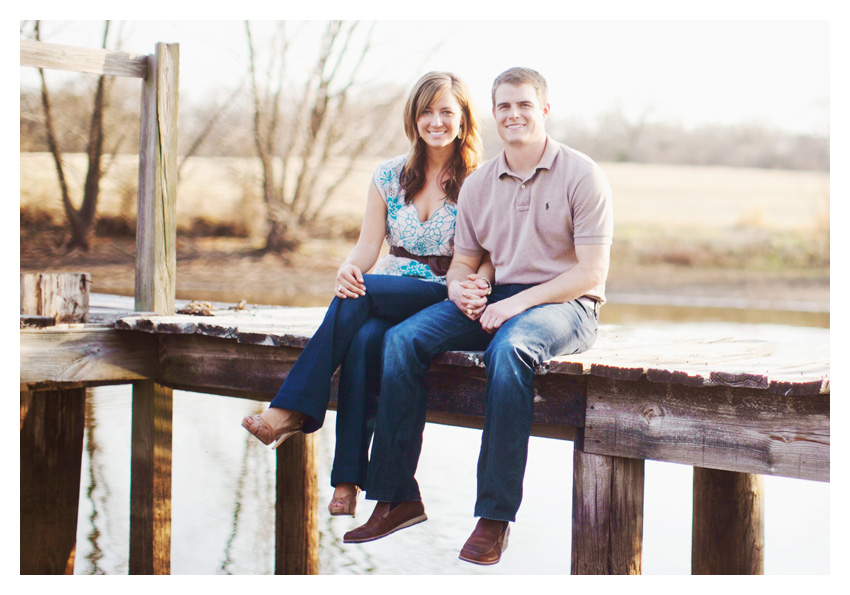 Rustic country equestrian engagement photo portrait session of Jessica Atkins and Rawley Farrell at Walking Tall horse ranch in Aubrey and Pilot Point Texas by Dallas wedding photographer Stacy Reeves