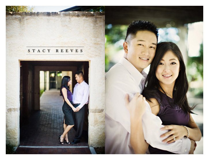 Engagement session of Lilly Lillian Kim and Brad Son at the Dallas Arboretum by Dallas wedding photographer Stacy Reeves