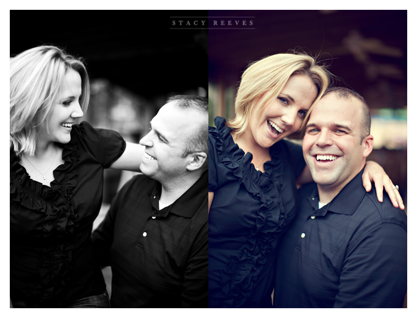 engagement photo session of Marcy Novak and Kyle Gilbert in Aggieland College Station on the Texas A&M University campus by Dallas Aggie wedding photographer Stacy Reeves