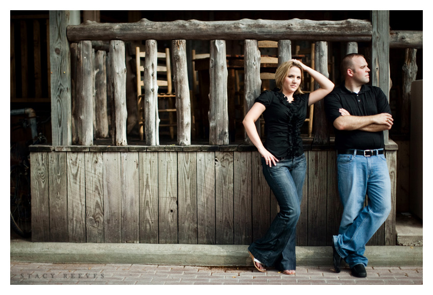 engagement photo session of Marcy Novak and Kyle Gilbert in Aggieland College Station on the Texas A&M University campus by Dallas Aggie wedding photographer Stacy Reeves