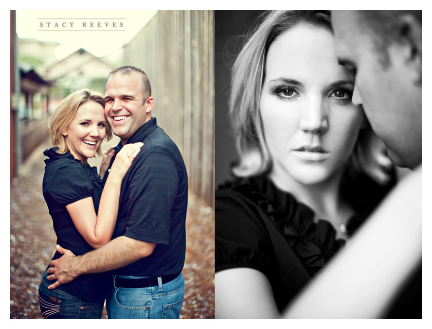 engagement photo session of Marcy Novak and Kyle Gilbert in Aggieland College Station on the Texas A&M University campus by Dallas Aggie wedding photographer Stacy Reeves