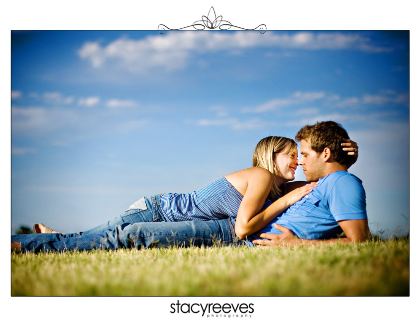 Engagement session of Preston Jones and Ashley at Central Park in Frisco, TX by Dallas wedding photographer Stacy Reeves