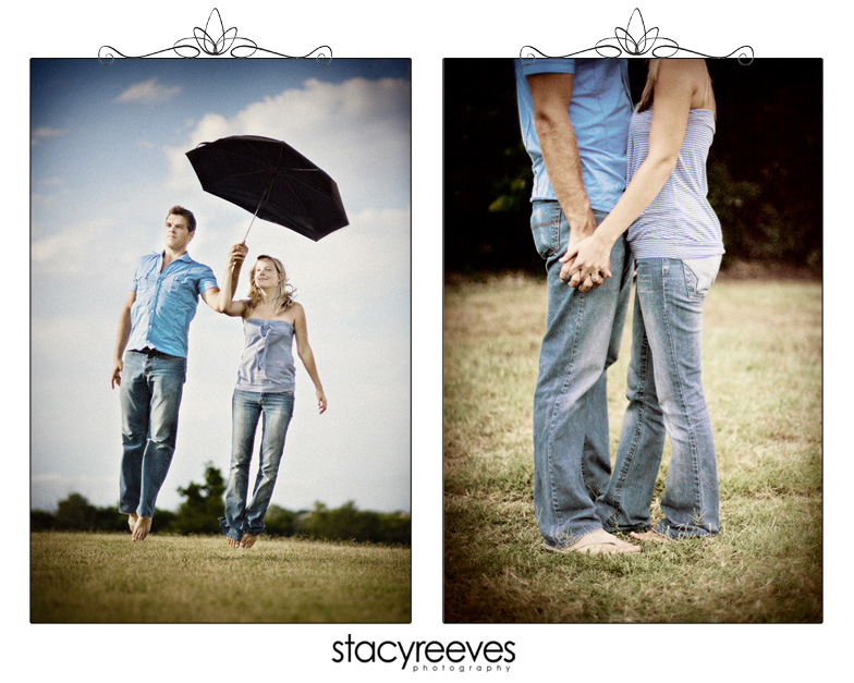 Engagement session of Preston Jones and Ashley at Central Park in Frisco, TX by Dallas wedding photographer Stacy Reeves