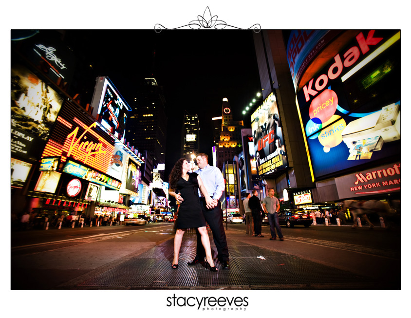 destination engagement session of Carrie Alexander and Preston Short in New York City by Dallas destination wedding photographer Stacy Reeves