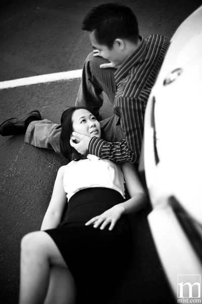 Engagement session of Paige Kha and Uy Tran in Arlington Texas by Dallas wedding photographer Stacy Reeves