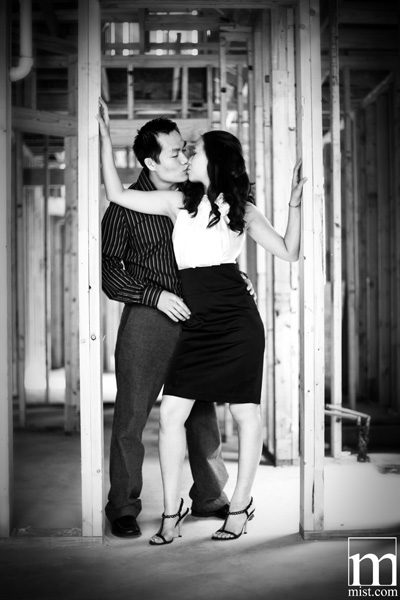 Engagement session of Paige Kha and Uy Tran in Arlington Texas by Dallas wedding photographer Stacy Reeves
