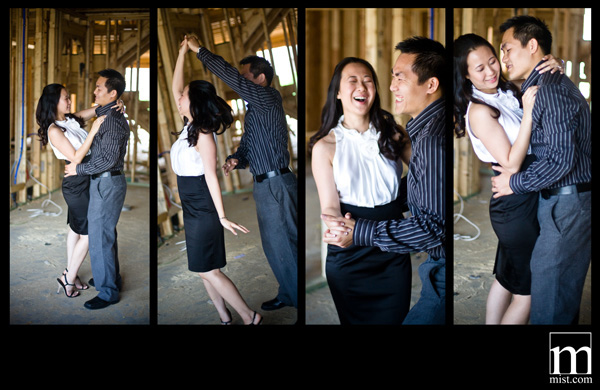 Engagement session of Paige Kha and Uy Tran in Arlington Texas by Dallas wedding photographer Stacy Reeves