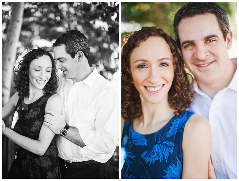 Engagement portrait photo session of Rachel Friedlander and Justin Grodin in Crested Butte Colorado by Dallas wedding photographer Stacy Reeves