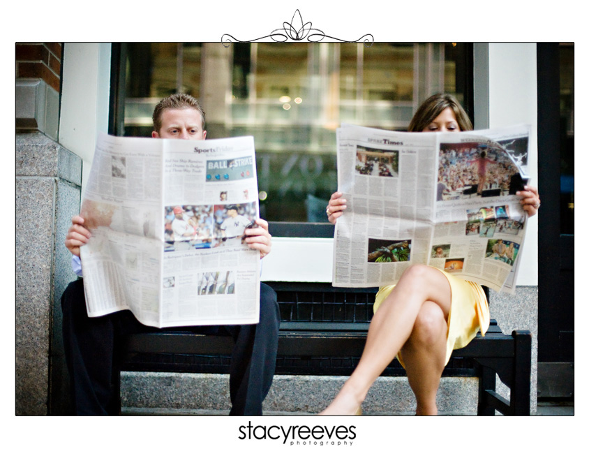 destination engagement session of Stacy Bilnoski and John Matthew McEnaney in Soho Grand Hotel, Times Square, Central Park, New York City by Dallas wedding photographer Stacy Reeves