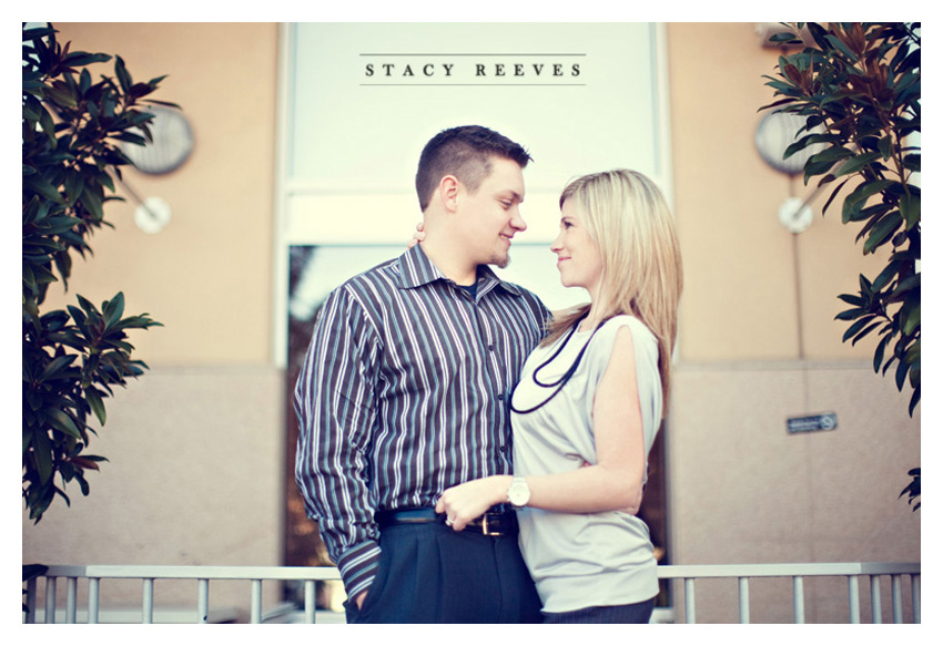 engagement portrait session of Stephanie Bostwick and Tim Hess in Plano Texas by Dallas wedding photographer Stacy Reeves