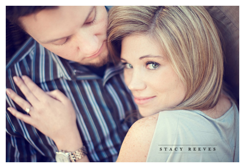 engagement portrait session of Stephanie Bostwick and Tim Hess in Plano Texas by Dallas wedding photographer Stacy Reeves