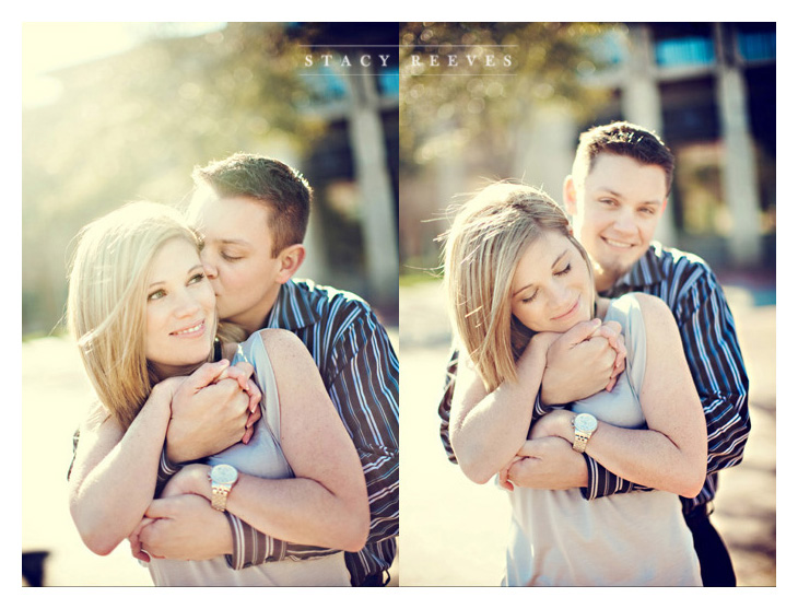 engagement portrait session of Stephanie Bostwick and Tim Hess in Plano Texas by Dallas wedding photographer Stacy Reeves