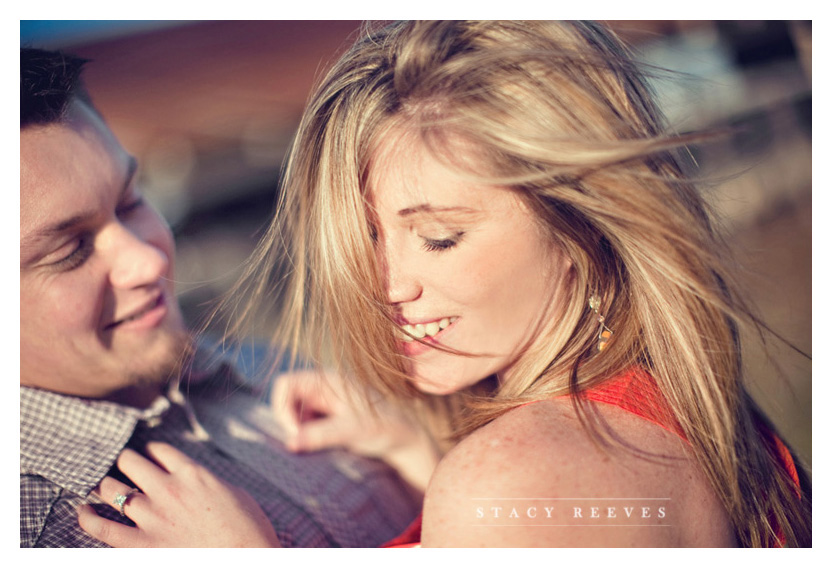 engagement portrait session of Stephanie Bostwick and Tim Hess in Plano Texas by Dallas wedding photographer Stacy Reeves