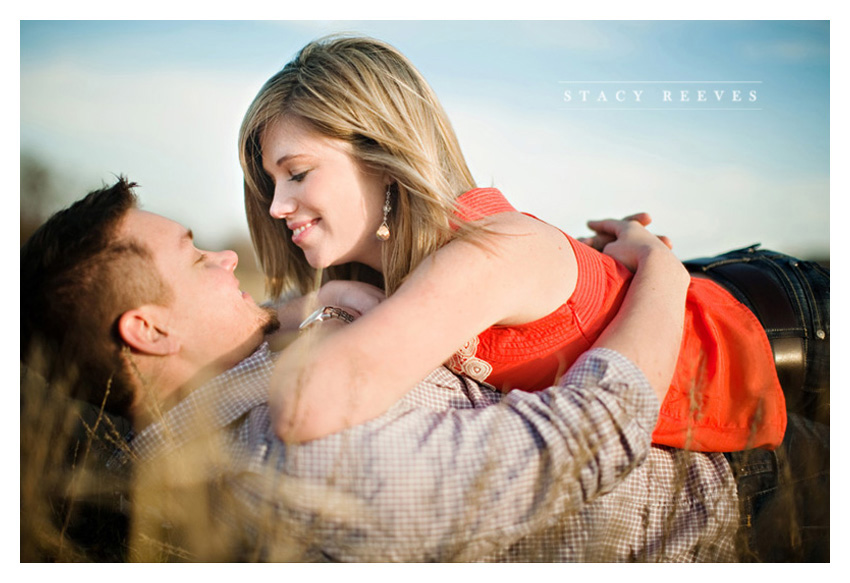 engagement portrait session of Stephanie Bostwick and Tim Hess in Plano Texas by Dallas wedding photographer Stacy Reeves