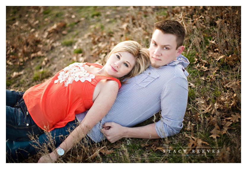 engagement portrait session of Stephanie Bostwick and Tim Hess in Plano Texas by Dallas wedding photographer Stacy Reeves