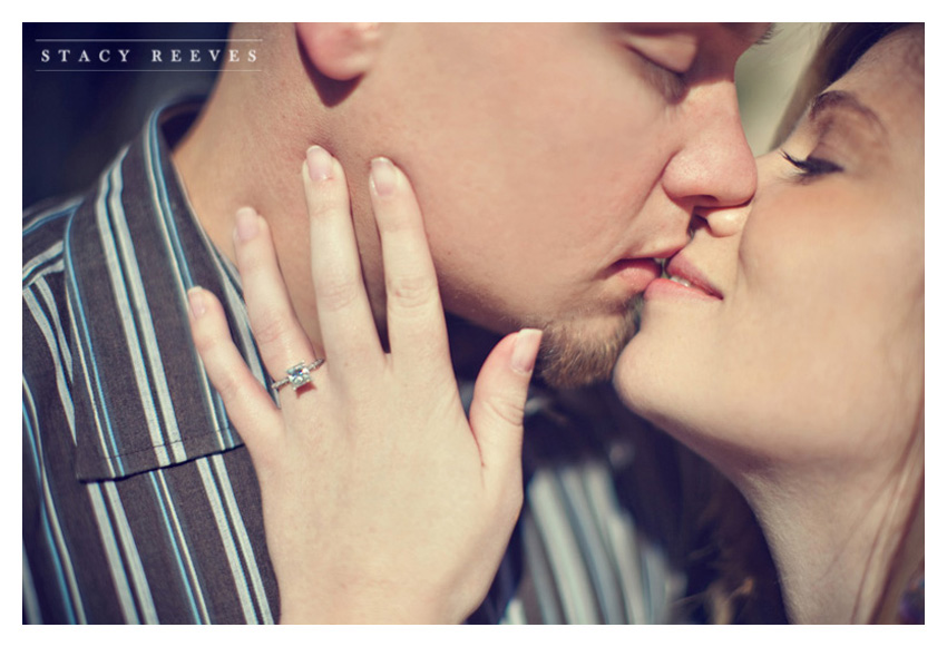 engagement portrait session of Stephanie Bostwick and Tim Hess in Plano Texas by Dallas wedding photographer Stacy Reeves