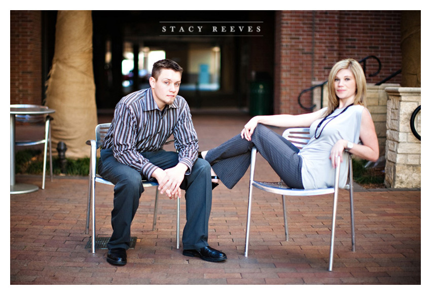 engagement portrait session of Stephanie Bostwick and Tim Hess in Plano Texas by Dallas wedding photographer Stacy Reeves