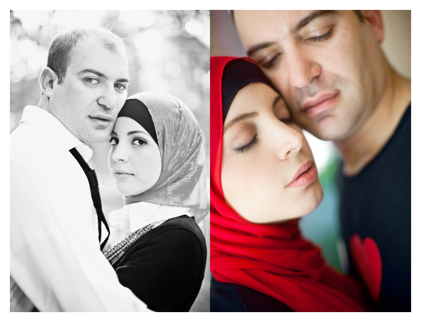 muslim islam engagement session of yasmin awad and ahmad zankar at David Jasper Park in Highland Park by Dallas wedding photographer Stacy Reeves