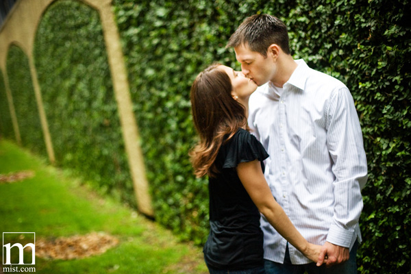 Engagement session of Laci Black & Josh Boston in downtown Houston Texas by Dallas wedding photographer Stacy Reeves