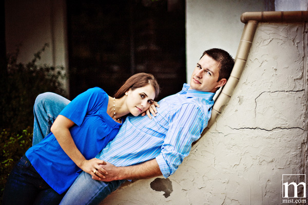 Engagement session of Laci Black & Josh Boston in downtown Houston Texas by Dallas wedding photographer Stacy Reeves