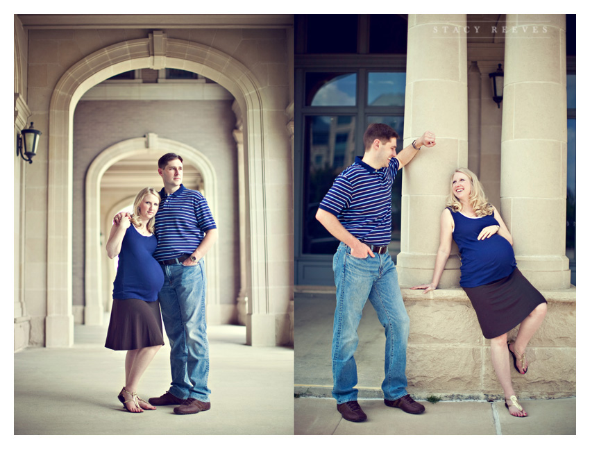 rustic country maternity pregnancy portrait photo session of Gara and Brandon Hill by Dallas wedding photographer Stacy Reeves