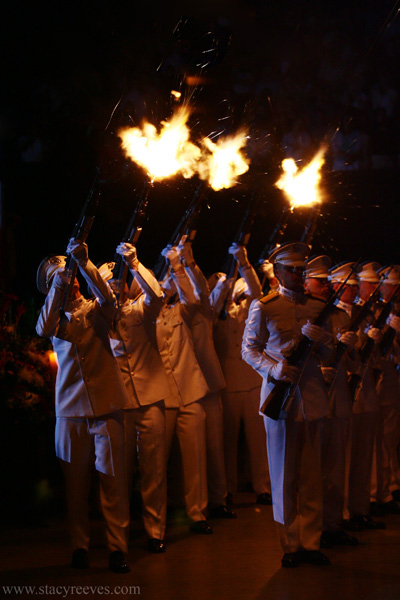 Photographs of the Texas A&M University Aggie Muster Ceremony on April 21 at Reed Arena in College Station, TX by Dallas wedding photographer Stacy Reeves