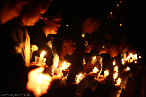 Photographs of the Texas A&M University Aggie Muster Ceremony  on April 21 at Reed Arena in College Station, TX by Dallas wedding  photographer Stacy Reeves