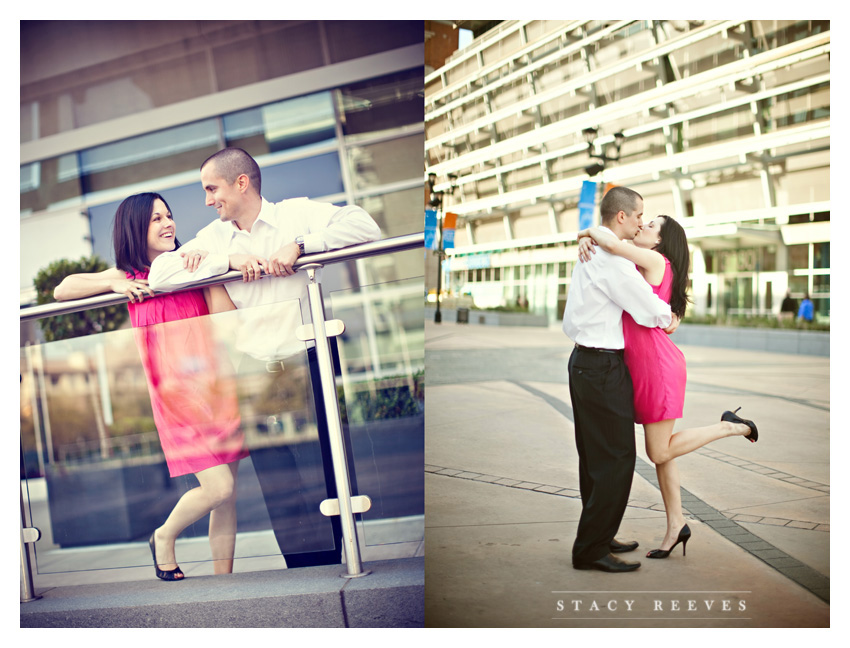 country engagement portrait session of Brittani Oliver and Corey Oliver by Dallas wedding Photographer Stacy Reeves