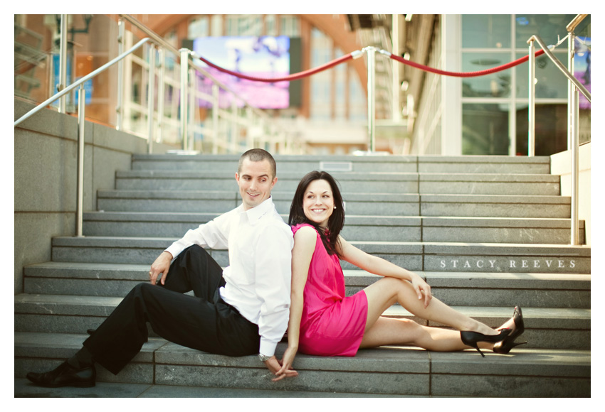 country engagement portrait session of Brittani Oliver and Corey Oliver by Dallas wedding Photographer Stacy Reeves