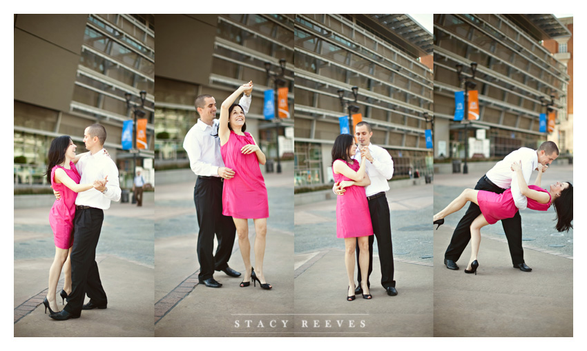 country engagement portrait session of Brittani Oliver and Corey Oliver by Dallas wedding Photographer Stacy Reeves