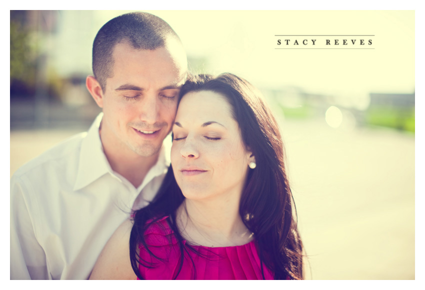 country engagement portrait session of Brittani Oliver and Corey Oliver by Dallas wedding Photographer Stacy Reeves