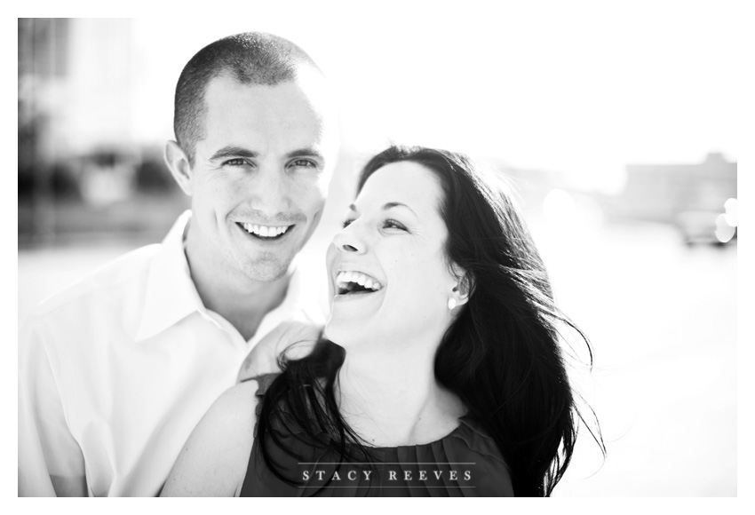 country engagement portrait session of Brittani Oliver and Corey Oliver by Dallas wedding Photographer Stacy Reeves