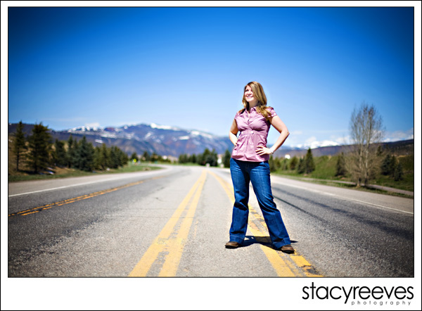 Portraits of Juls Sharpley in Vail Colorado near Denver by Dallas wedding photographer Stacy Reeves