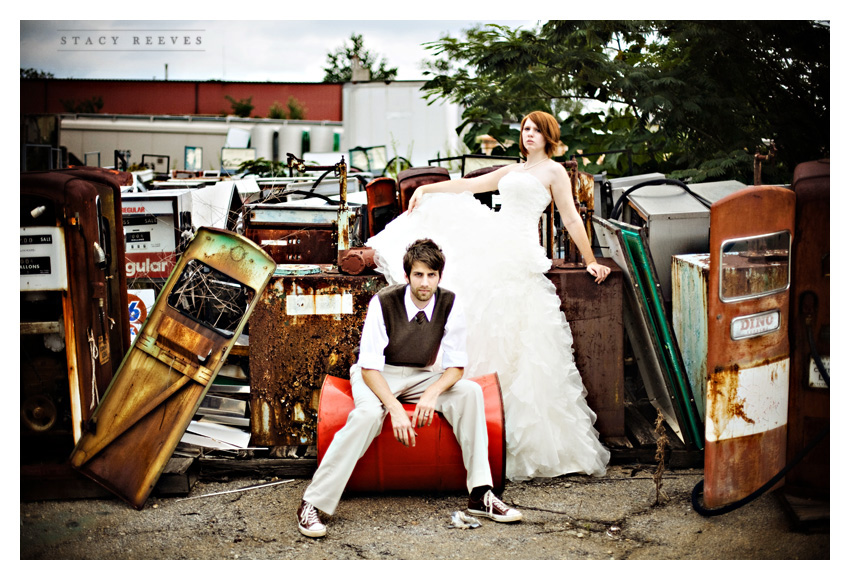 trash the dress fearless bridal rock the frock session by Dallas wedding photographer Stacy Reeves