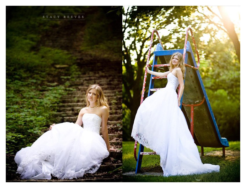 trash the dress fearless bridal rock the frock session by Dallas wedding photographer Stacy Reeves