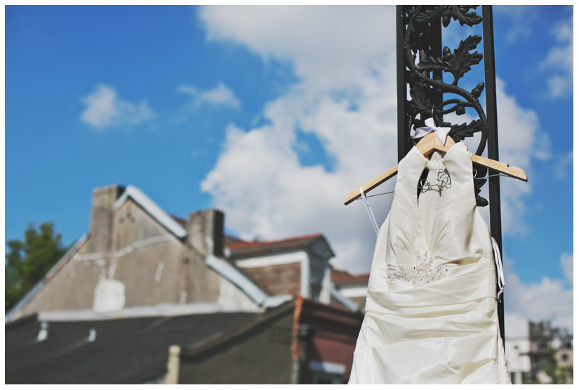 wedding photography of CheyAnne Bradfield and Doug Keese in Jackson Square, Maison Dupuy, and a reception at Bourbon Orleans by New Orleans wedding photographer Stacy Reeves