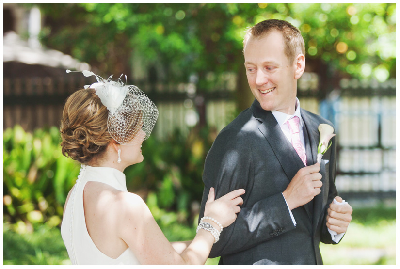 wedding photography of CheyAnne Bradfield and Doug Keese in Jackson Square, Maison Dupuy, and a reception at Bourbon Orleans by New Orleans wedding photographer Stacy Reeves