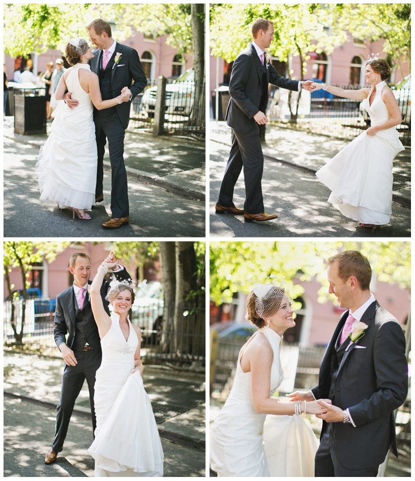 wedding photography of CheyAnne Bradfield and Doug Keese in Jackson Square, Maison Dupuy, and a reception at Bourbon Orleans by New Orleans wedding photographer Stacy Reeves