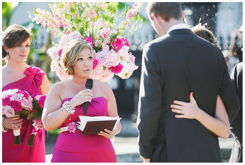 wedding photography of CheyAnne Bradfield and Doug Keese in Jackson Square, Maison Dupuy, and a reception at Bourbon Orleans by New Orleans wedding photographer Stacy Reeves