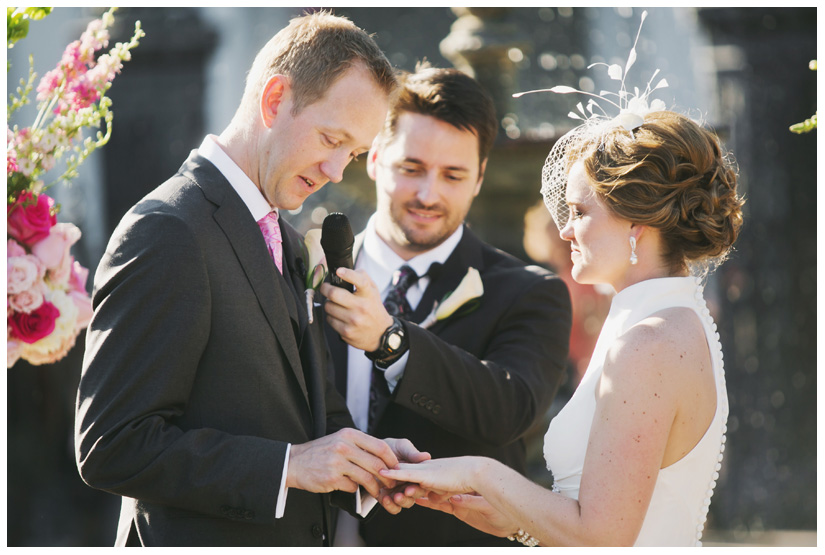 wedding photography of CheyAnne Bradfield and Doug Keese in Jackson Square, Maison Dupuy, and a reception at Bourbon Orleans by New Orleans wedding photographer Stacy Reeves