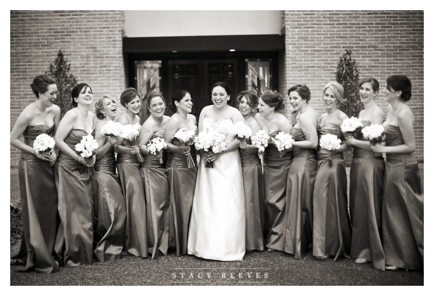 Carrie Alexander and Preston Short at Saint Rose of Lima Catholic Church and Union Station at Minute Maid Paid in Houston by Dallas wedding photographer Stacy Reeves