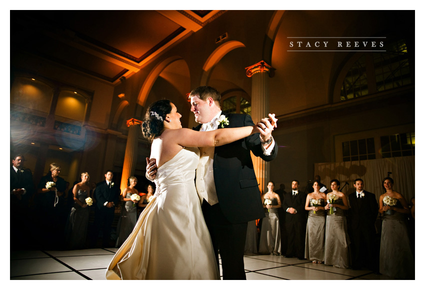 Carrie Alexander and Preston Short at Saint Rose of Lima Catholic Church and Union Station at Minute Maid Paid in Houston by Dallas wedding photographer Stacy Reeves