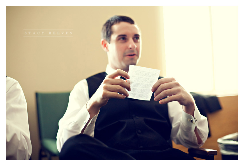 wedding of Caroline Boyd and Todd Cumbie at University Park United Methodist Church by Dallas wedding photographer Stacy Reeves