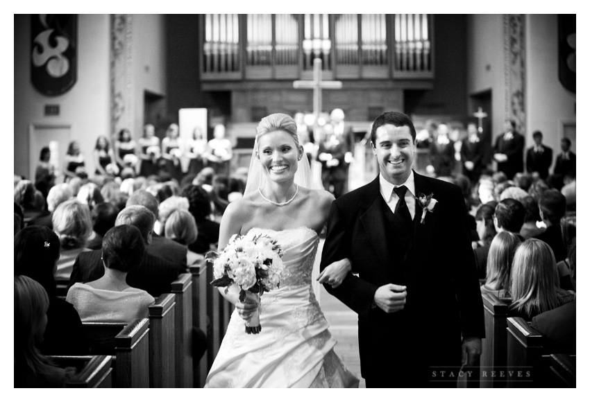 wedding of Caroline Boyd and Todd Cumbie at University Park United Methodist Church by Dallas wedding photographer Stacy Reeves