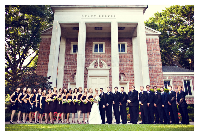 wedding of Caroline Boyd and Todd Cumbie at University Park United Methodist Church by Dallas wedding photographer Stacy Reeves