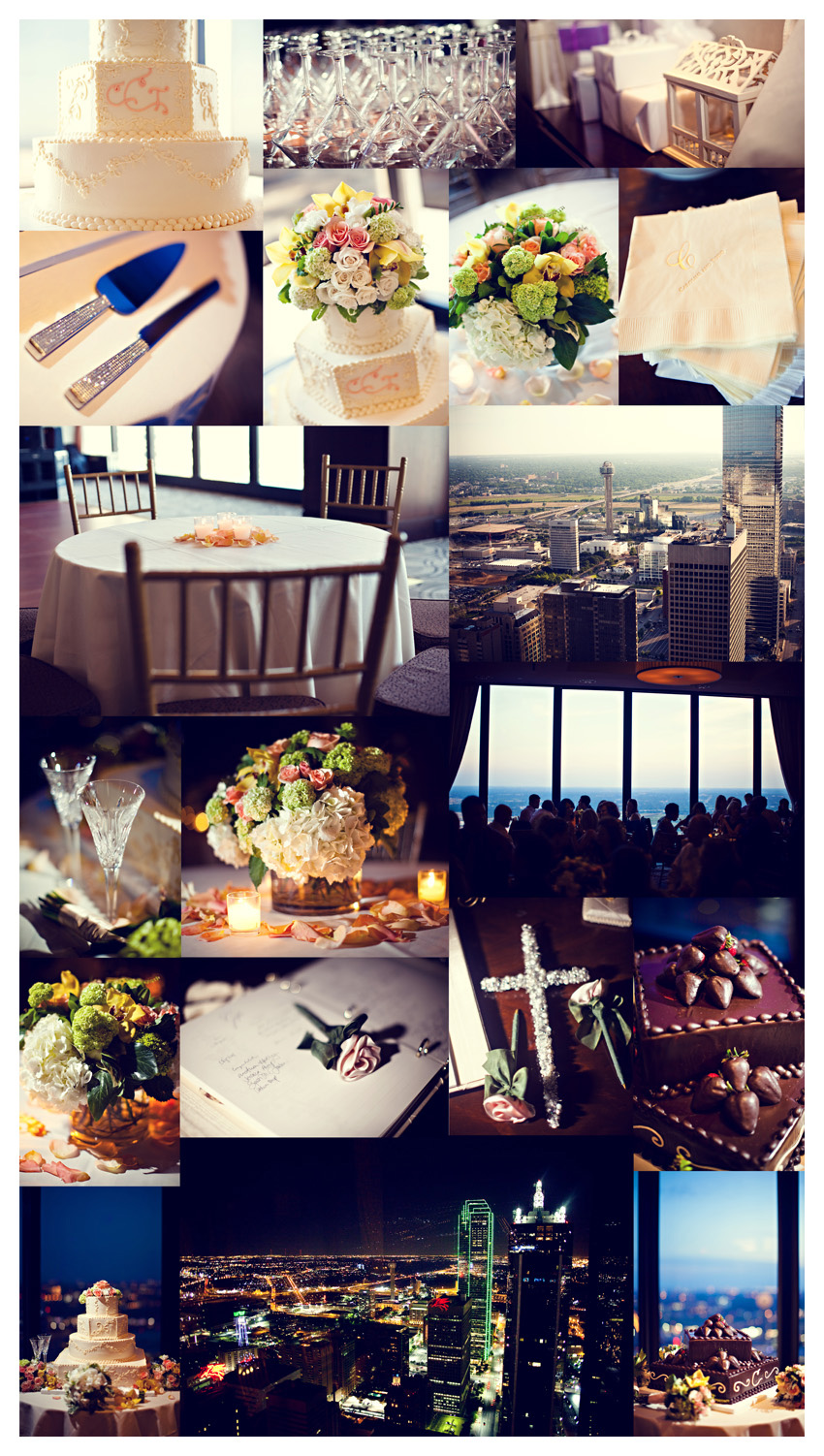wedding of Caroline Boyd and Todd Cumbie at Tower Club by Dallas wedding photographer Stacy Reeves