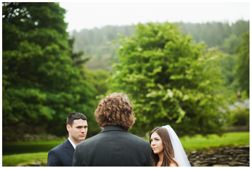 marriage wedding ceremony in ancient druid stone circle in Wicklow Mountains by destination wedding photographer Stacy Reeves